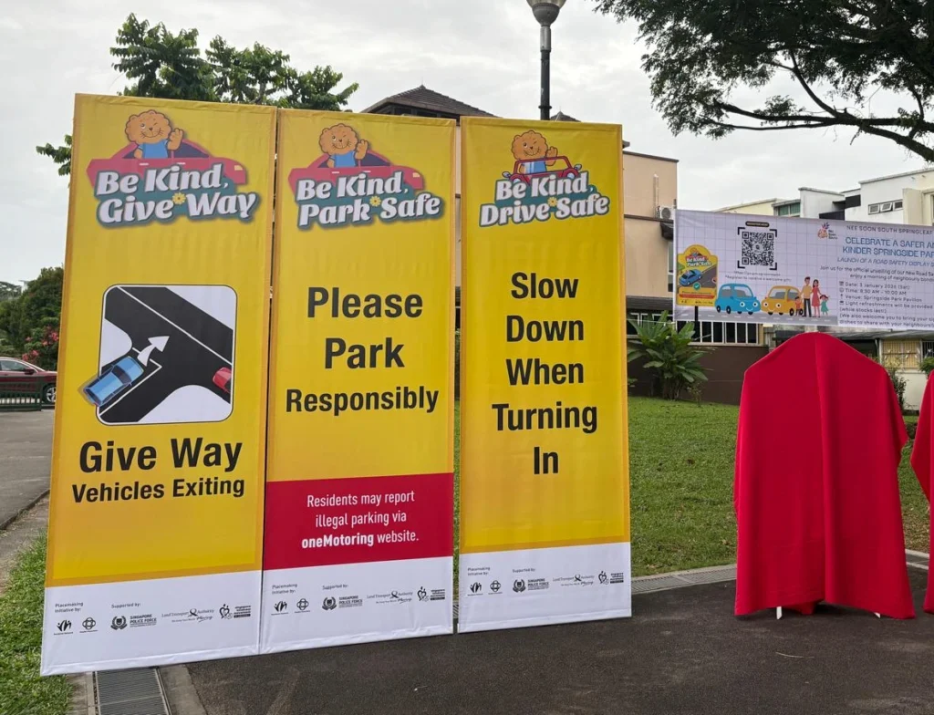 A pull-up banner is the most popular display stand for event booth setups in Singapore